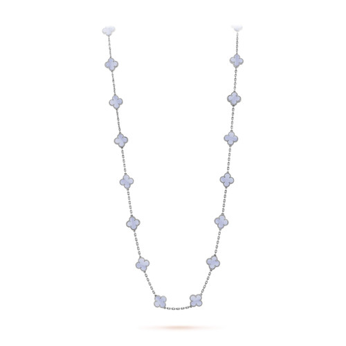 Van Cleef & Arpels Inspired Vintage Alhambra long necklace, 20 motifs - VCA100100118