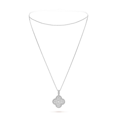 Van Cleef & Arpels Inspired Magic Alhambra long necklace, 1 motif - VCA100100132