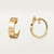 Cartier Inspired LOVE earrings, 2 diamonds - CR100100132