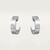 Cartier Inspired LOVE earrings, 2 diamonds - CR100100134