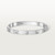 Cartier Inspired LOVE bracelet, classic model, brushed - CR100100002