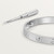 Cartier Inspired LOVE bracelet, classic model, brushed - CR100100002