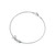 Tiffany Inspired Paloma's Graffiti peace bracelet in sterling silver, medium. - TIF100100034