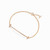 Tiffany Inspired Tiffany T Smile Bracelet in Yellow Gold with Diamonds - TIF100100057