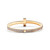 Tiffany Inspired Tiffany T T1 Wide Diamond Hinged Bangle in Yellow Gold - TIF100100044