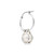 Tiffany Inspired Tiffany HardWear Pearl Hoop Earrings in Sterling Silver - TIF100100073