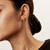 Tiffany Inspired Tiffany T T1 Hoop Earrings in Yellow Gold - TIF100100159