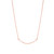 Tiffany Inspired Tiffany T Smile Pendant in Rose Gold, Small - TIF100100262