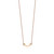 Tiffany Inspired Tiffany T Smile Pendant in Rose Gold, Mini - TIF100100310
