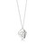 Tiffany Inspired Return to Tiffany® Heart Tag and Key Necklace in Silver with a Diamond, Medium - TIF100100379