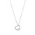 Tiffany Inspired Elsa Peretti® Open Heart pendant in sterling silver with diamonds. - TIF100100490