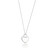 Tiffany Inspired Return to Tiffany® Heart Tag Pendant in Sterling Silver with a Diamond, Small - TIF100100461