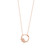 Tiffany Inspired Tiffany Victoria® diamond vine circle pendant in 18k rose gold, small. - TIF100100462