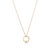 Tiffany Inspired Tiffany T pendant in 18k gold with a baguette diamond. - TIF100100401