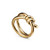 Tiffany Inspired Tiffany Knot Double Row Ring in Yellow Gold - TIF100100664
