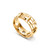 Tiffany Inspired Tiffany T True 8 mm Ring in Yellow Gold - TIF100100760