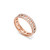 Tiffany Inspired Tiffany T True Wide Ring in Rose Rold with Pavé Diamonds - TIF100100716