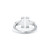 Tiffany Inspired Tiffany T Diamond and Turquoise Wire Ring in White Gold - TIF100100575