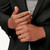 Tiffany Inspired Tiffany HardWear Small Link Ring in Yellow Gold with Diamonds - TIF100100655