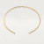 Cartier Inspired Solid and Real 18ct White or Yellow Gold Love Cuff Bangle size 17