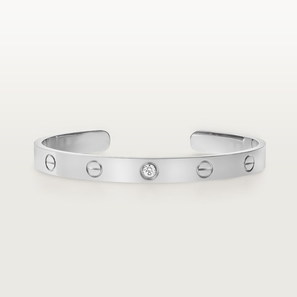 Cartier Inspired LOVE bracelet, 1 diamond - CR100100037