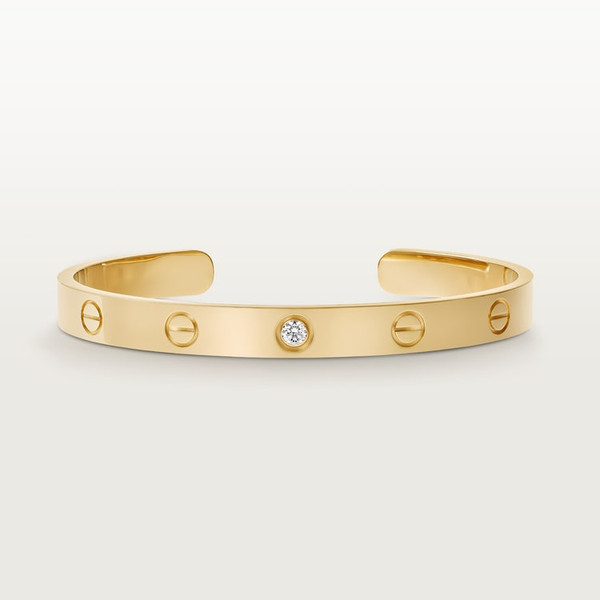 Cartier Inspired LOVE bracelet, 1 diamond - CR100100087