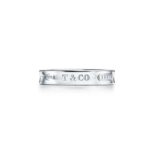 Tiffany Inspired Tiffany 1837® Ring in Silver, Narrow - TIF100100654