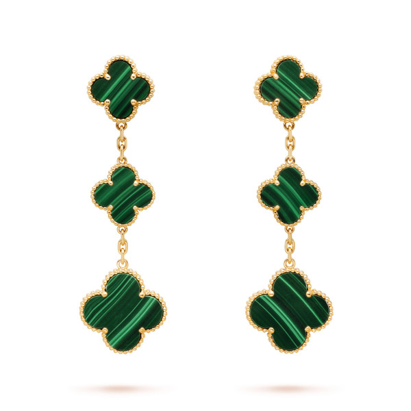 Van Cleef & Arpels Inspired Magic Alhambra earrings, 3 motifs - VCA100100080
