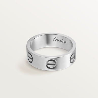 Cartier シルバー クロスデザインリング Cartier Inspired LOVE ring - CR100100251 - Replica4Less