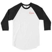 3/4 sleeve raglan shirt