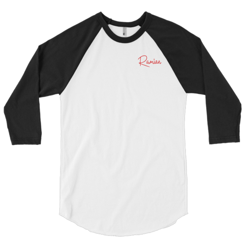3/4 sleeve raglan shirt