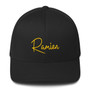 Ramien Structured Twill Capin Gold and Black