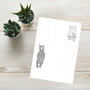 Sticker sheet of sba bear