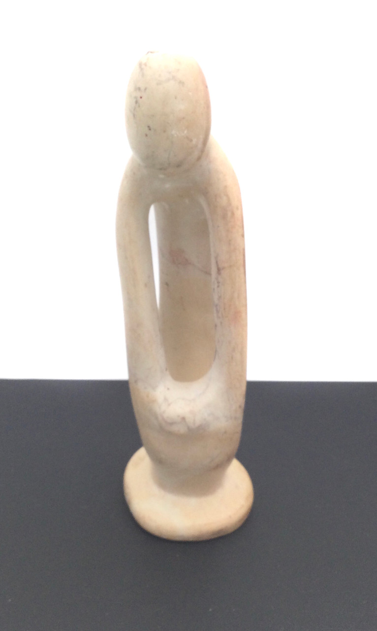 Soap stone mother and child sculpture [90990] - UniqueAfricanArts.com
