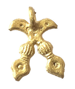 Africa tribe handmade Akomfena brass pendant Africa tribe handmade Akomfena brass pendant