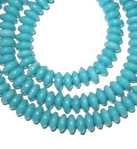 BEAUTIFUL MATCHED CZECH BOHEMIAN RONDELLE GLASS TRADE BEADS BEAUTIFUL MATCHED CZECH BOHEMIAN RONDELLE GLASS TRADE BEADS