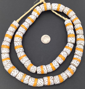 Made in Ghana Handmade matching Recycled glass African trade beads Made in Ghana Handmade matching Recycled glass African trade beads