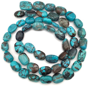 50 Amazing Natural Hubei Turquoise oval nugget Gemstone Beads 50 Amazing Natural Hubei Turquoise oval nugget Gemstone Beads