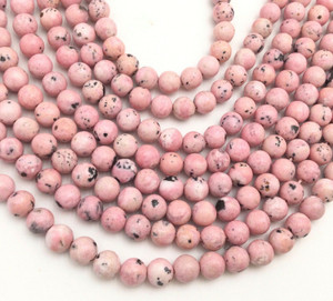 6mm Natural Rhodochrosite Round Gemstone beads Stone Jewelry Making Supplies 6mm Natural Rhodochrosite Round Gemstone beads Stone Jewelry Making Supplies