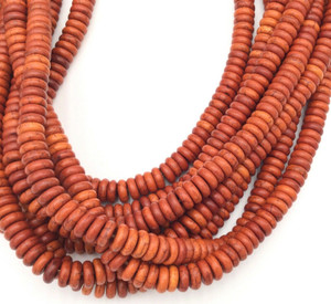 131 Fine Magnesite Rusty Brown Rondelle Gemstone beads Stone-Jewelry making 131 Fine Magnesite Rusty Brown Rondelle Gemstone beads Stone-Jewelry making