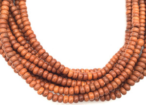 6mm Fine Magnesite Rusty Brown Rondelle Gemstone beads Stone-Jewelry making 6mm Fine Magnesite Rusty Brown Rondelle Gemstone beads Stone-Jewelry making