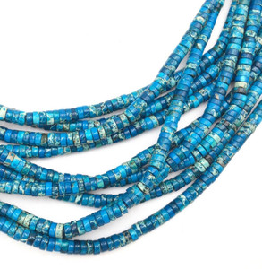 218 Amazing ocean Blue Jasper Heishi Gemstone beads-jewelry Making Beads 218 Amazing ocean Blue Jasper Heishi Gemstone beads-jewelry Making Beads