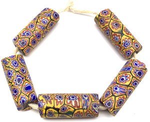 Venetian Antique Millefiori African Beads Venetian Antique Millefiori African Beads