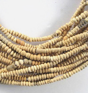 4 strands of Tiny Mali Clay African Trade Beads 4 strands of Tiny Mali Clay African Trade Beads