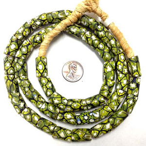 antique old matched Millefiori Venetian glass trade beads antique old matched Millefiori Venetian glass trade beads