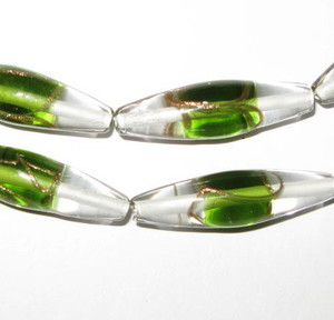 fine Czech handmade Bohemian aventurine glass bead fine Czech handmade Bohemian aventurine glass bead