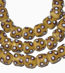 African Krobo fancy Ghana powderglass trade beads African Krobo fancy Ghana powderglass trade beads