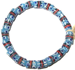 African fancy Krobo handmade powderglass trade beads African fancy Krobo handmade powderglass trade beads