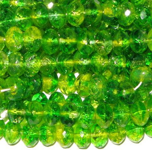Czech fire polished peridot gemstone cut glass beads Czech fire polished peridot gemstone cut glass beads