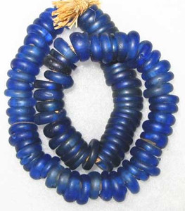 African old rare annular Dutch glass trade beads